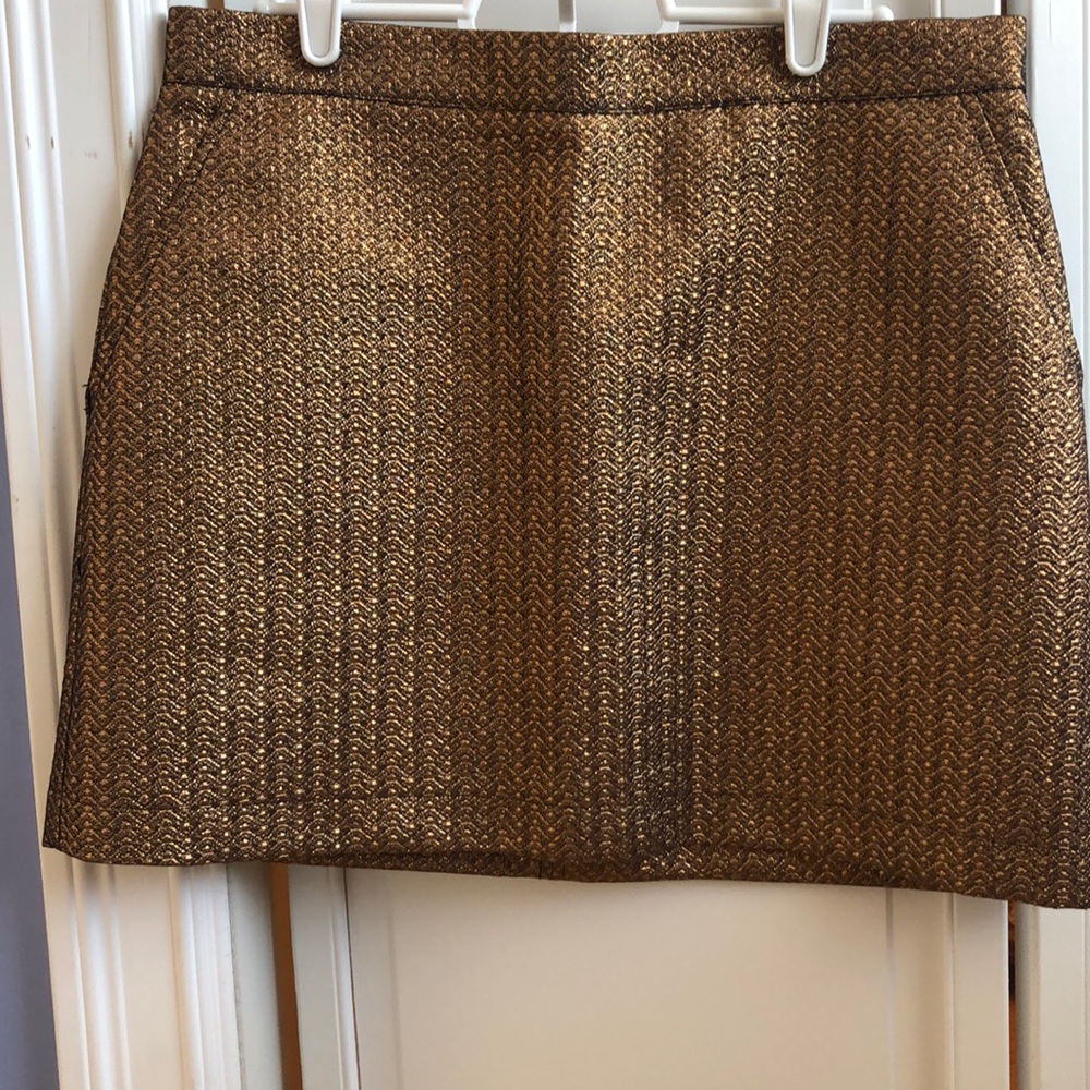 metallic skirt
